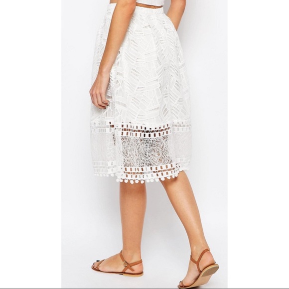 FRENCH CONNECTION ~Freddy Flared Skirt in Lace & Lace Top (NWT) - Picture 9 of 10